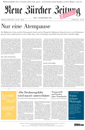 Cover of Neue Zürcher Zeitung