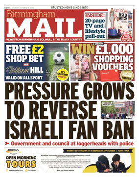 Cover of Birmingham Mail
