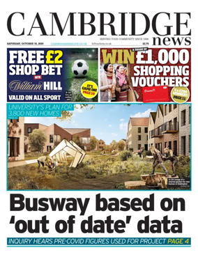 Cover of Cambridge News