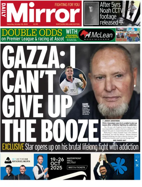 Cover of Daily Mirror (Northern Ireland)