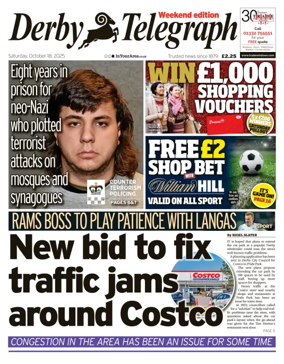 Cover of Derby Telegraph