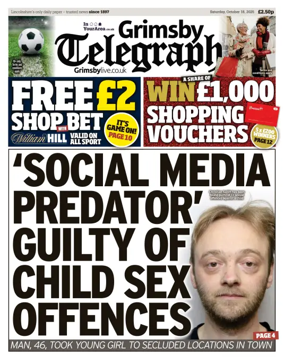 Cover of Grimsby Telegraph