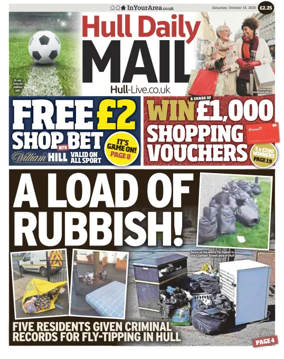 Cover of Hull Daily Mail