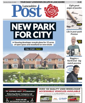 Cover of Lancashire Evening Post