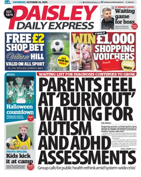 Cover of Paisley Daily Express