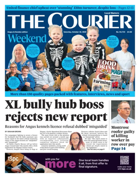 Cover of The Courier & Advertiser (Angus and The Mearns Edition)