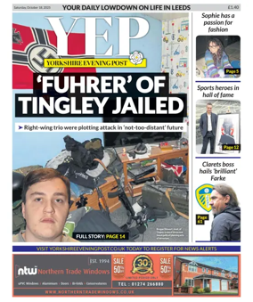 Cover of Yorkshire Evening Post