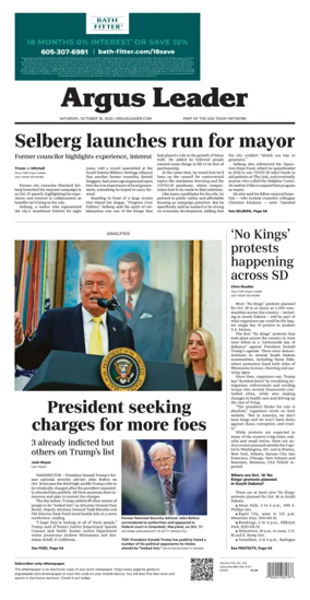 Cover of Argus Leader