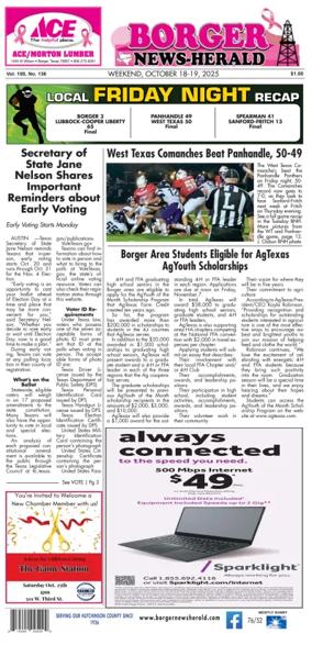 Cover of Borger News-Herald