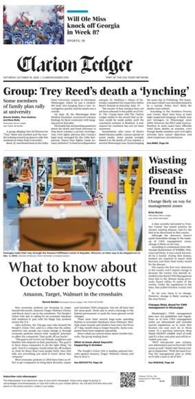 Cover of Clarion Ledger