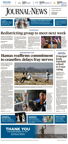 Cover of Hamilton Journal News