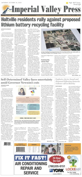 Cover of Imperial Valley Press