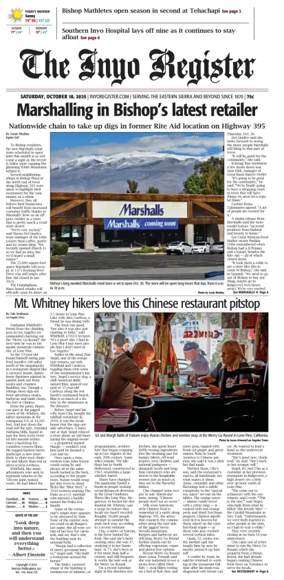 Cover of Inyo Register