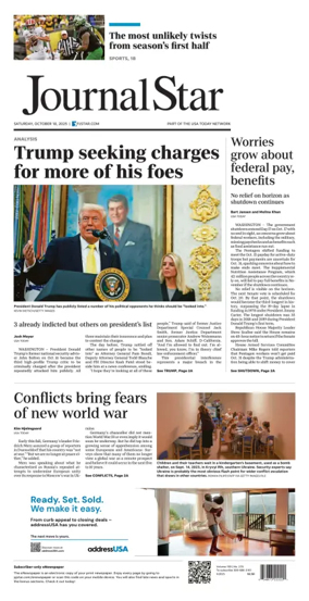 Cover of Journal Star (Peoria)