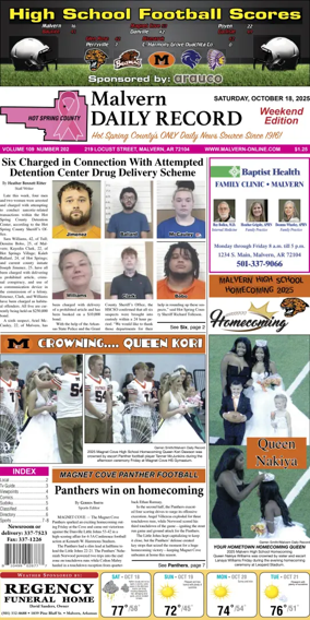 Cover of Malvern Daily Record