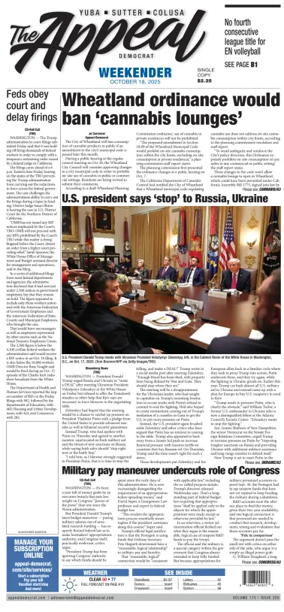 Cover of Marysville Appeal-Democrat    