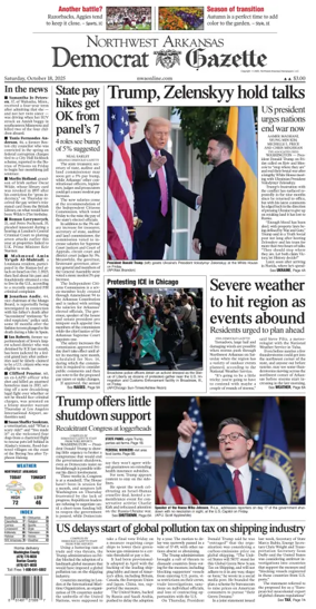 Cover of Northwest Arkansas Democrat-Gazette