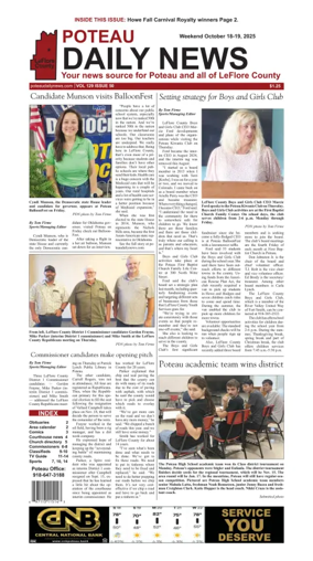 Cover of Poteau Daily News