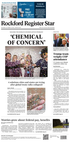 Cover of Rockford Register Star