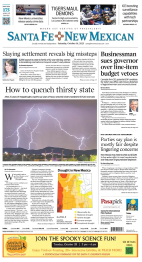 Cover of Santa Fe New Mexican