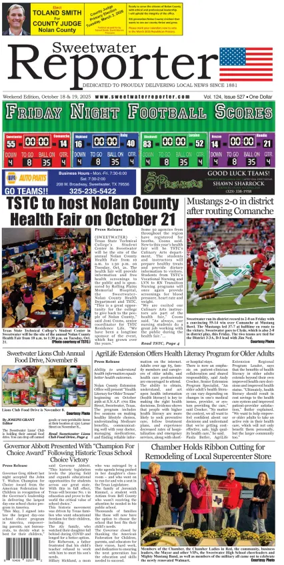 Cover of Sweetwater Reporter