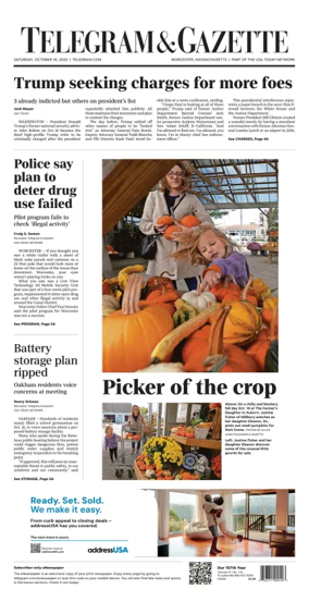 Cover of Telegram & Gazette