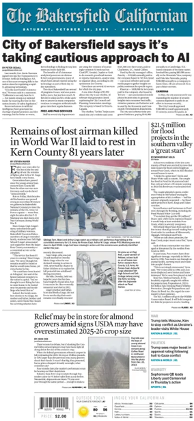 Cover of The Bakersfield Californian