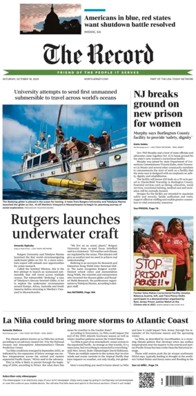 Cover of The Bergen Record