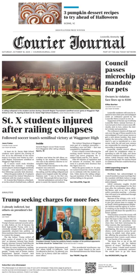 Cover of The Courier-Journal (Louisville)