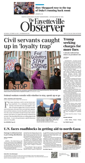 Cover of The Fayetteville Observer