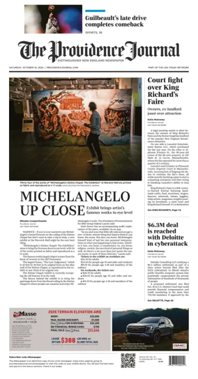 Cover of The Providence Journal