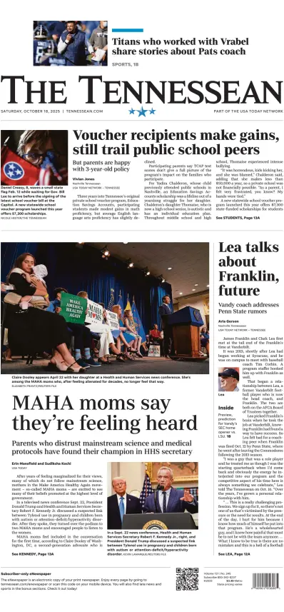 Cover of The Tennessean