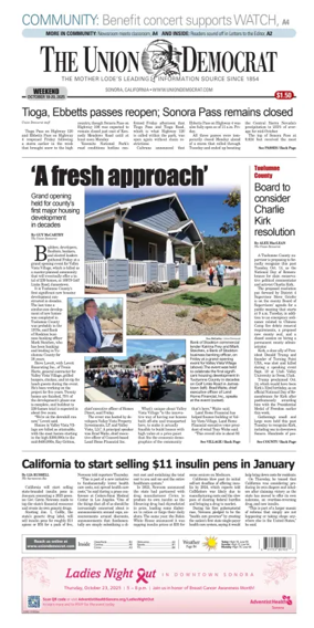 Cover of The Union Democrat