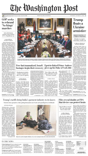 Cover of The Washington Post