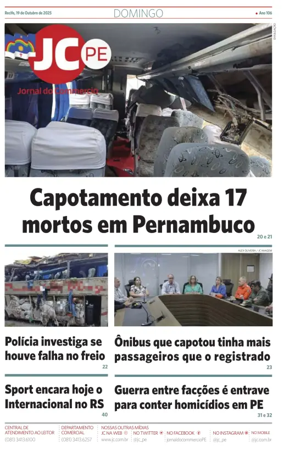 Cover of Jornal do Commercio