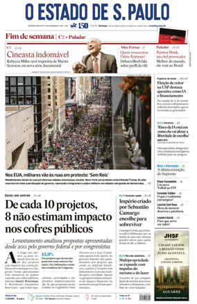 Cover of O Estado de S. Paulo