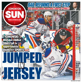 Cover of Edmonton Sun