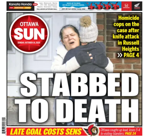 Cover of Ottawa Sun