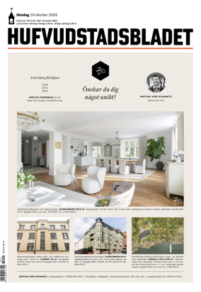 Cover of Hufvudstadsbladet
