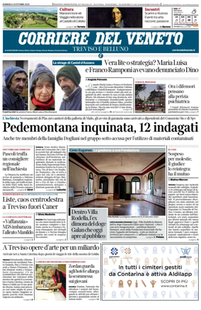 Cover of Corriere del Veneto (Treviso e Belluno)