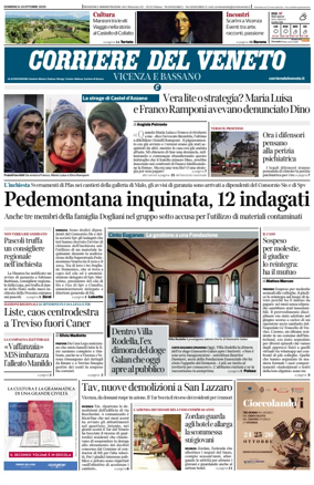 Cover of Corriere del Veneto (Vicenza e Bassano)