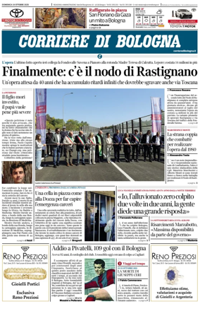 Cover of Corriere di Bologna