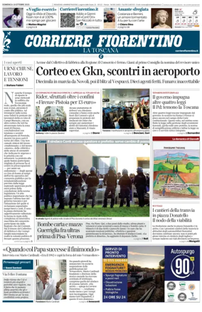 Cover of Corriere Fiorentino