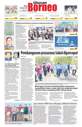 Cover of Utusan Borneo (Sarawak)