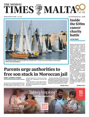 Cover of The Sunday Times of Malta