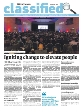 Cover of The Sunday Times of Malta - Classified