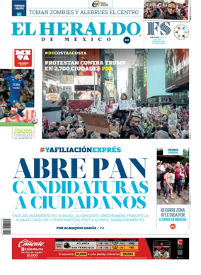 Cover of El Heraldo de Mexico
