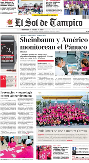 Cover of El Sol de Tampico