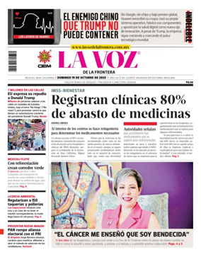Cover of La Voz de la Frontera