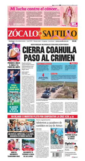 Cover of Zócalo Saltillo